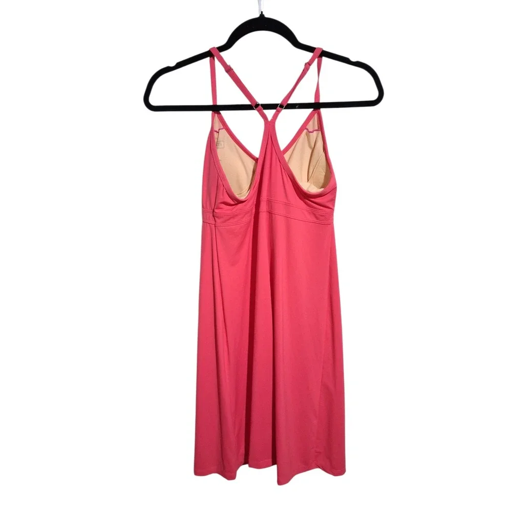 Athleta Shorebreak Swim Halter Dress Women sz Small Built In Bra Summer Resort